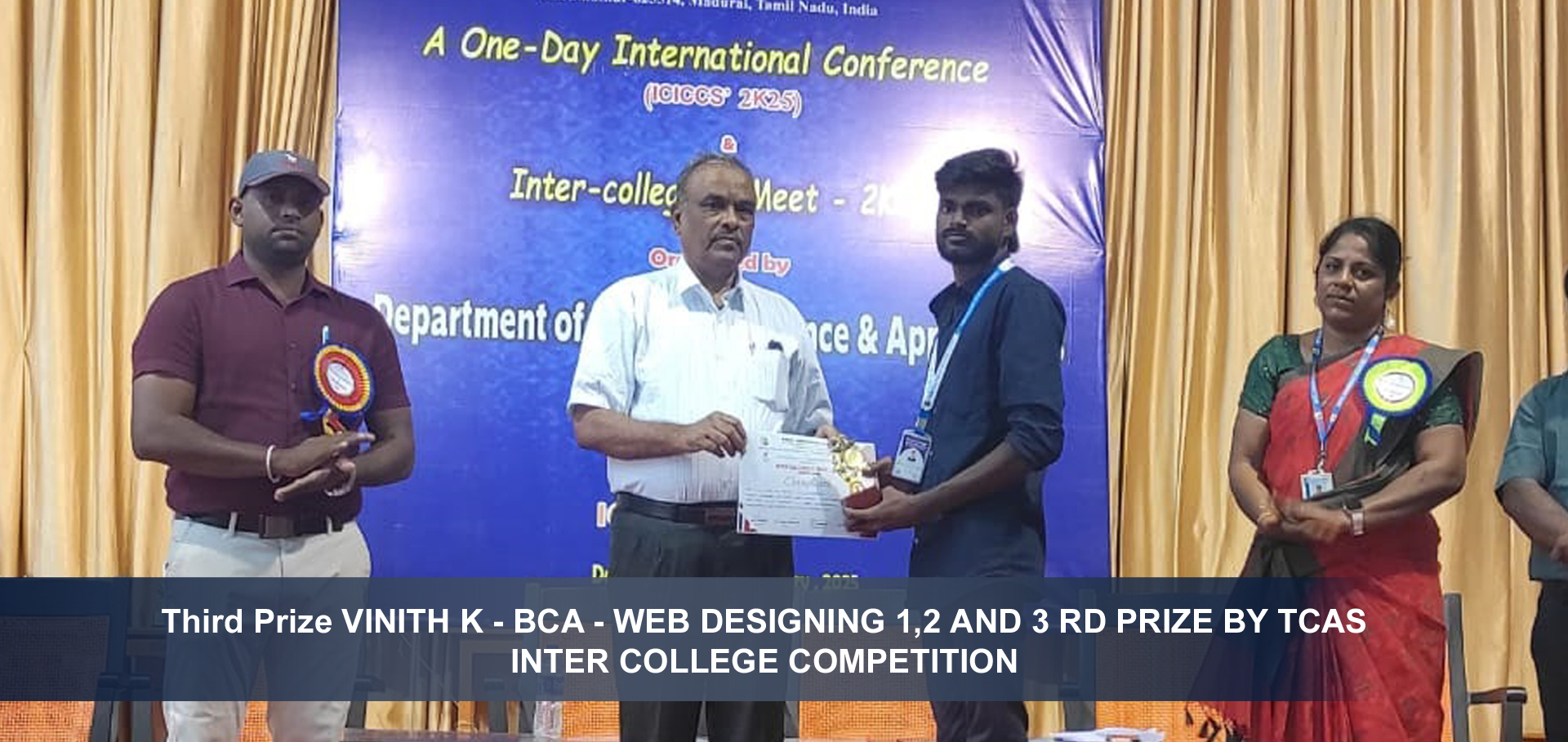 Third Prize VINITH K - BCA